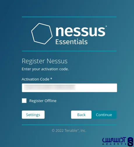 فعالسازی Nessus