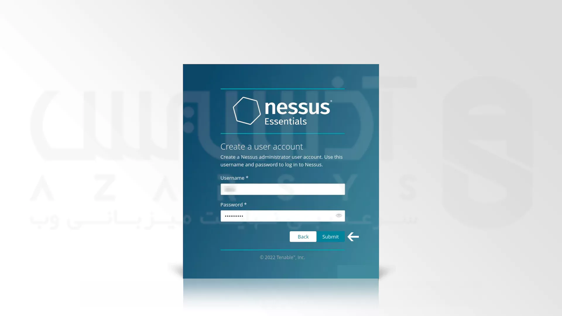 نحوه دسترسی به پیشخوان وب و پیکربندی Nessus