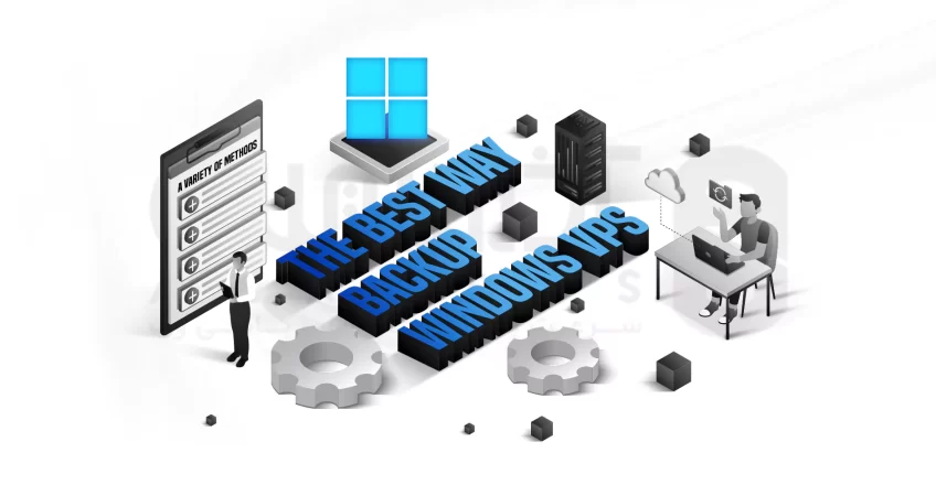 Using a Windows virtual server for data backup and recovery