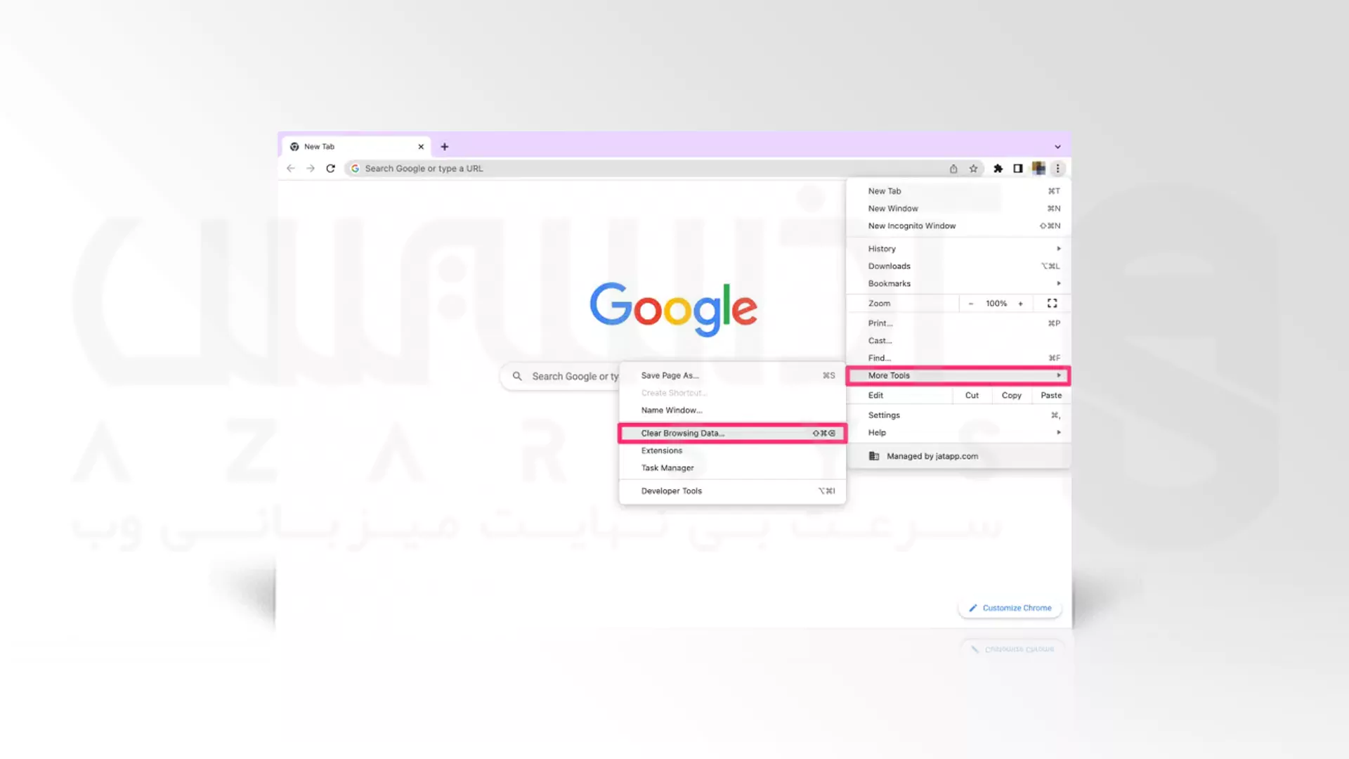 حذف سابقه مرورگر گوگل در کامپیوتر: ویندوز/ Mac