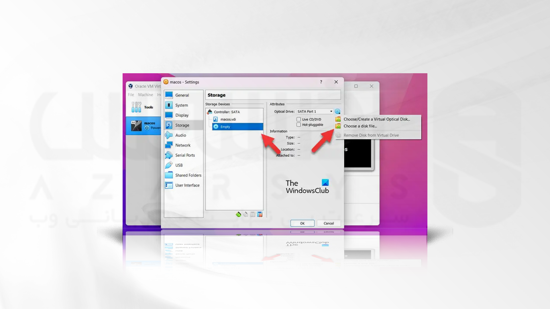 نصب macOS در VirtualBox نصب سیستم عامل مک در کنار ویندوز 11