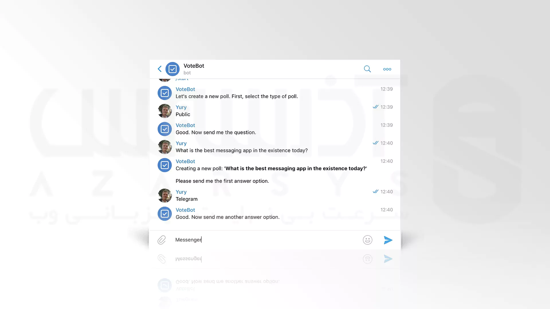 بهترین ربات کاربردی تلگرام: VoteBot