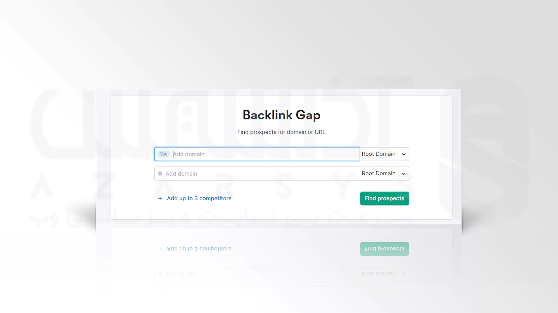 ابزارهای بک لینک: Semrush Backlink Gap Tool