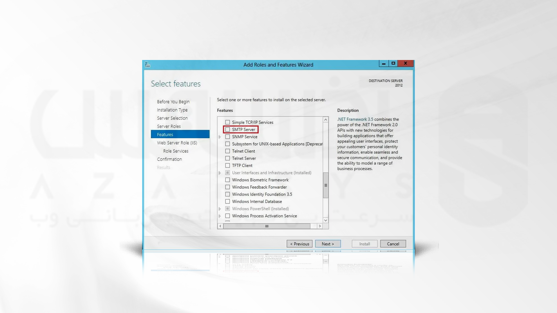 مراحل راه اندازی mail server در ویندوز سرور 2012