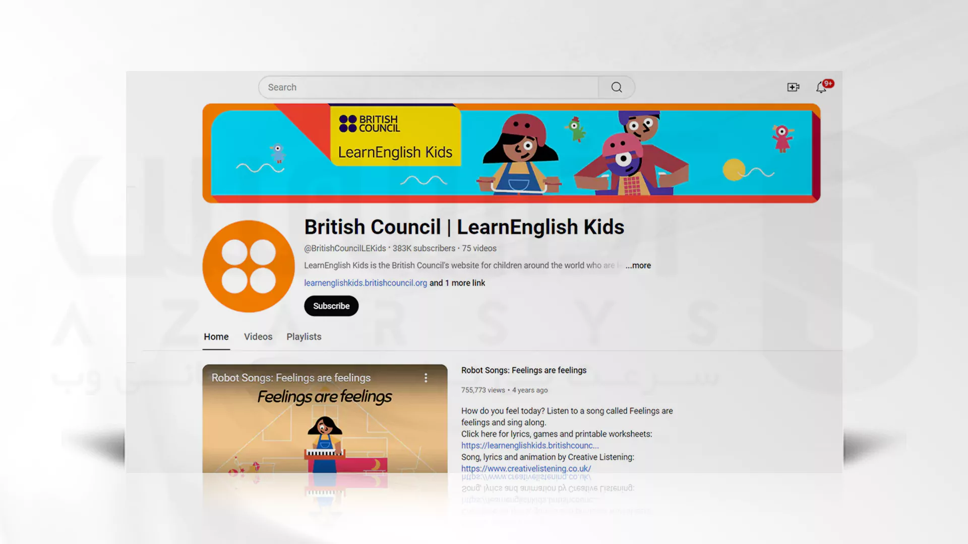 کانال یادگیری زبان انگلیسی با یوتیوب: British Council Learning English