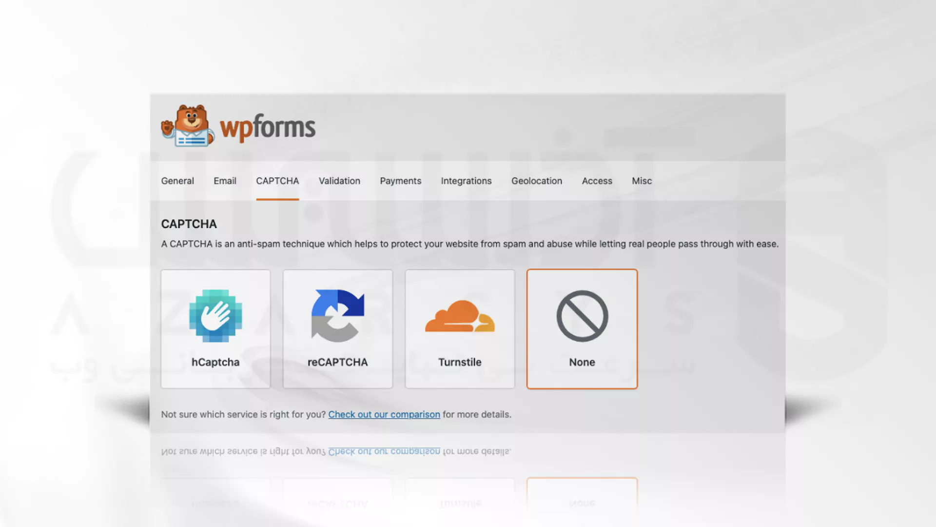 مراحل فعال کردن افزونه کپچا در WordPress با افزونه