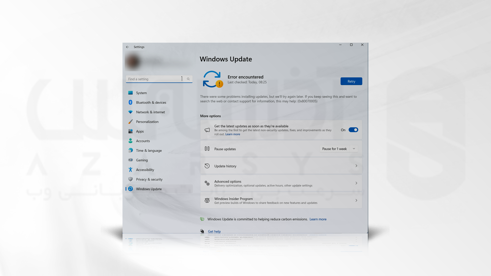 نصب درایور های سرفیس با استفاده از Windows Update