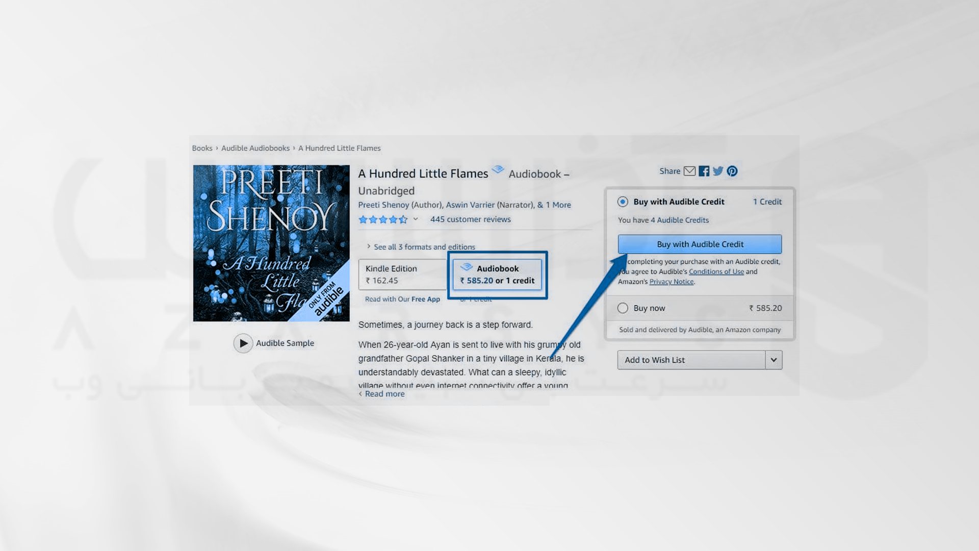 Audible یک اپ برای گوش دادن به صدای ضبط شده