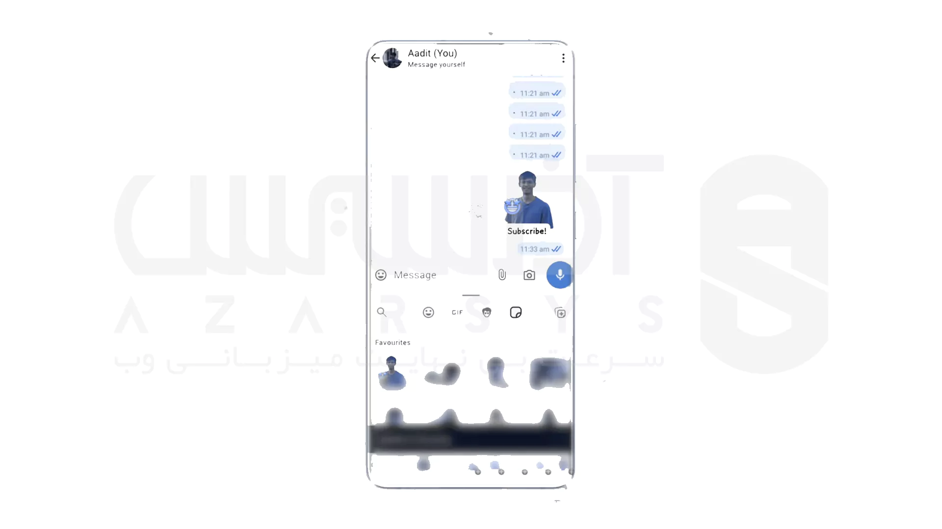 ساخت استیکر واتساپ با عکس شخصی - 14