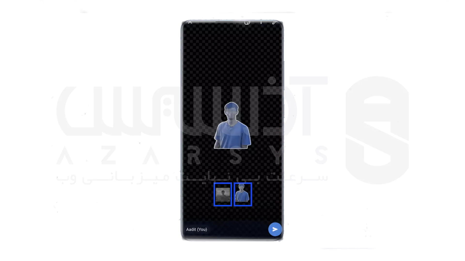 ساخت استیکر واتساپ با عکس شخصی - 6