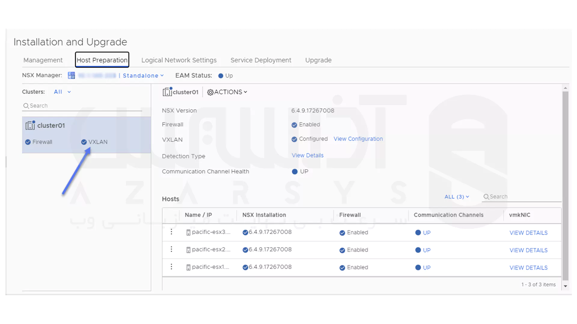 پیکربندی VMware VXLAN