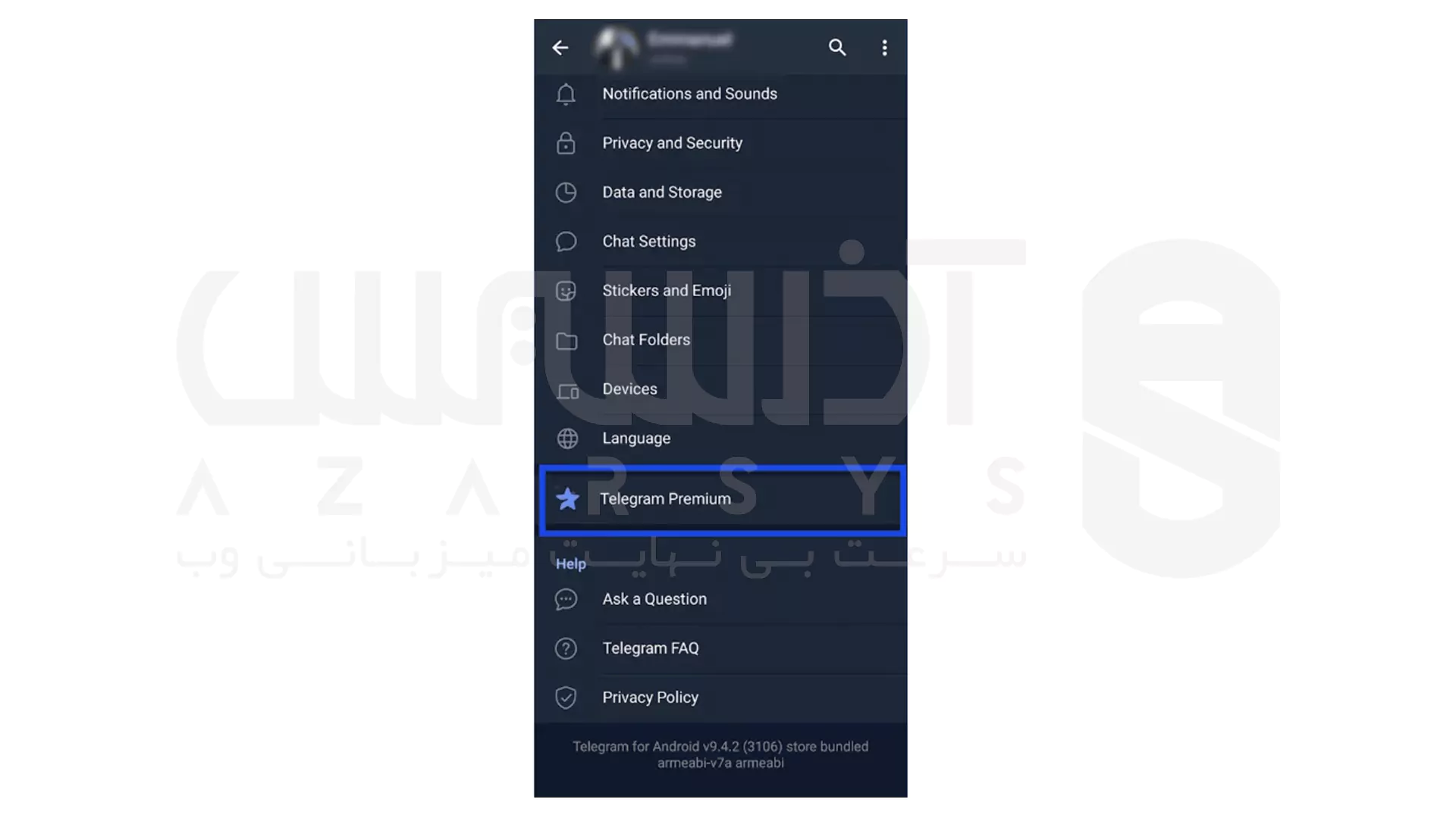 فعال سازی تلگرام پریمیوم با روش مستقیم - 2