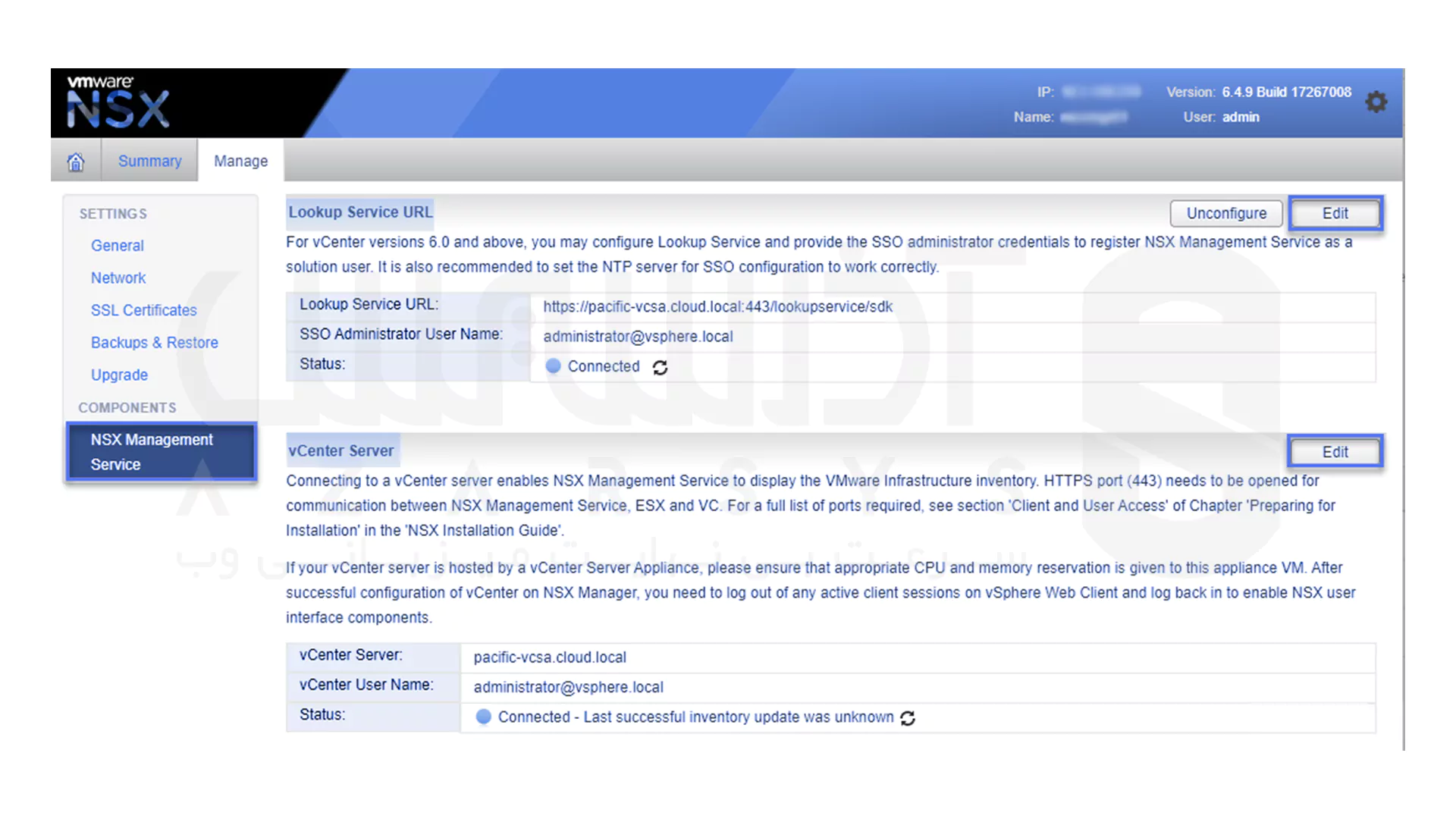 استقرار NSX Controller Cluster