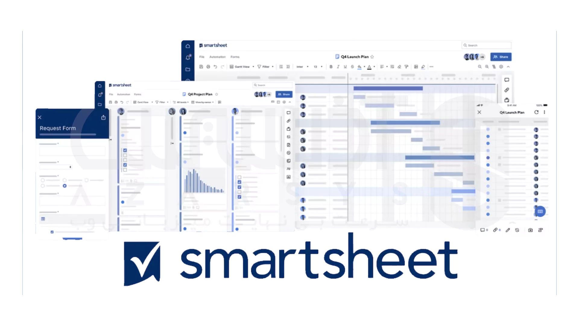 7- ابزار مدیریت پروژه Smartsheet