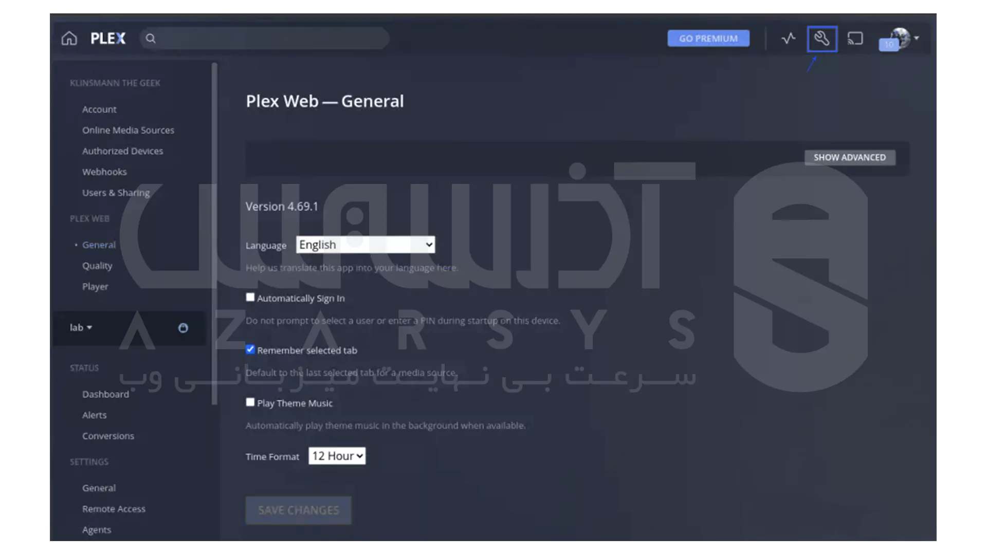 آموزش نصب و راه اندازی Plex Media Server در Debian 11 - دسترسی به Plex Web UI - 9