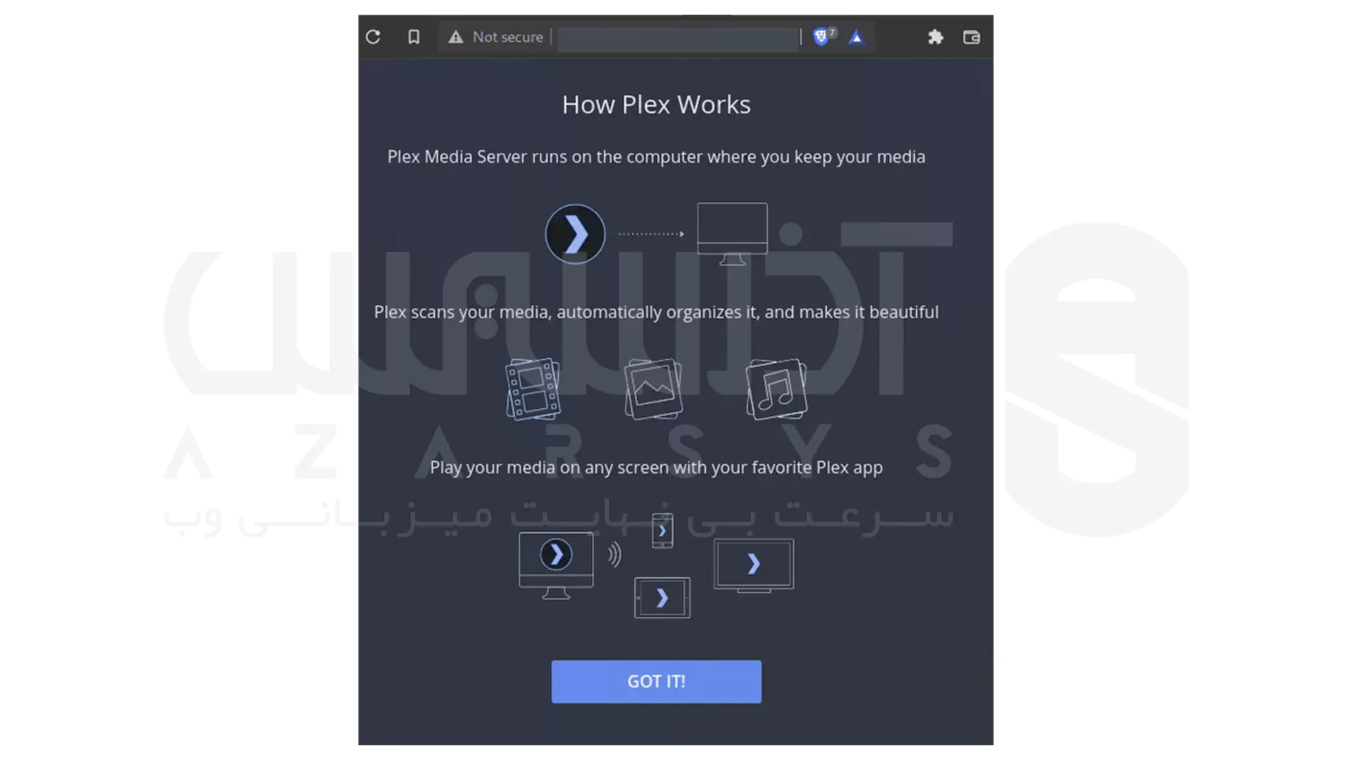 آموزش نصب و راه اندازی Plex Media Server در Debian 11 - دسترسی به Plex Web UI - 2