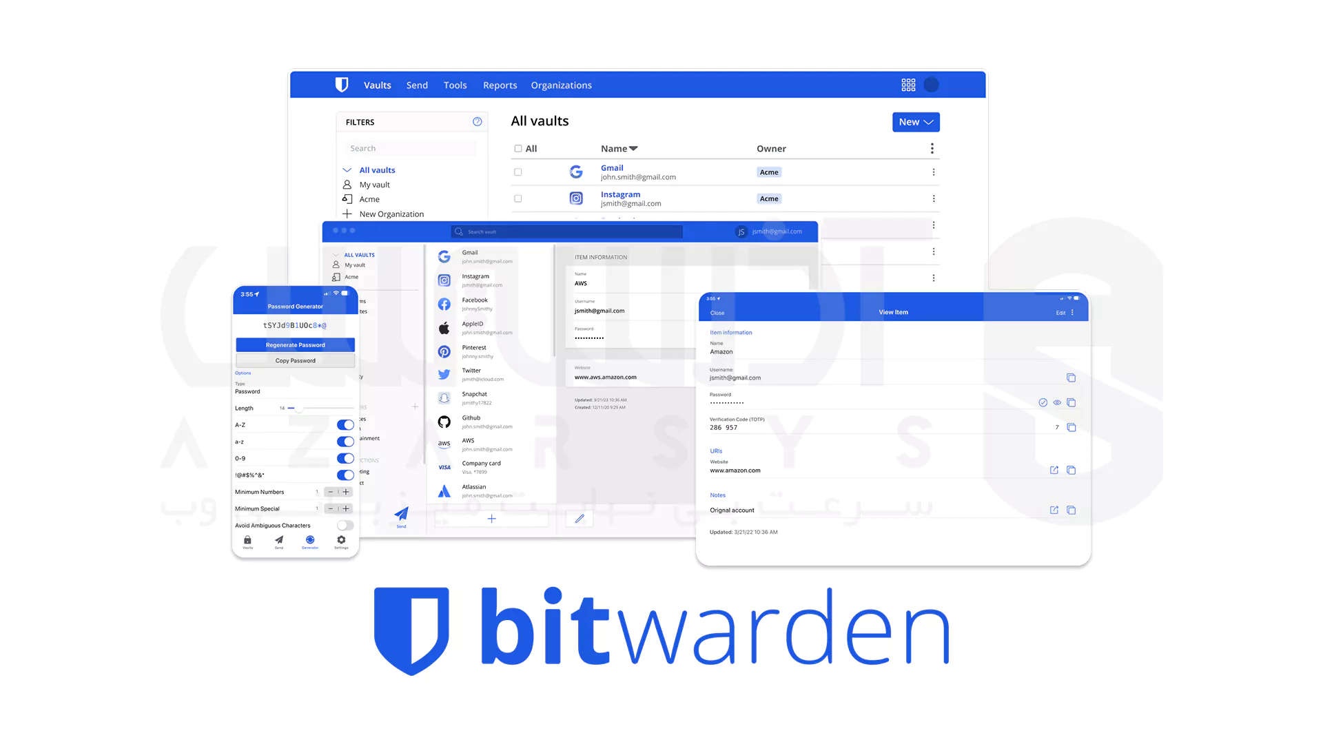 نرم‌ افزار های برتر ذخیره رمز عبور - Bitwarden