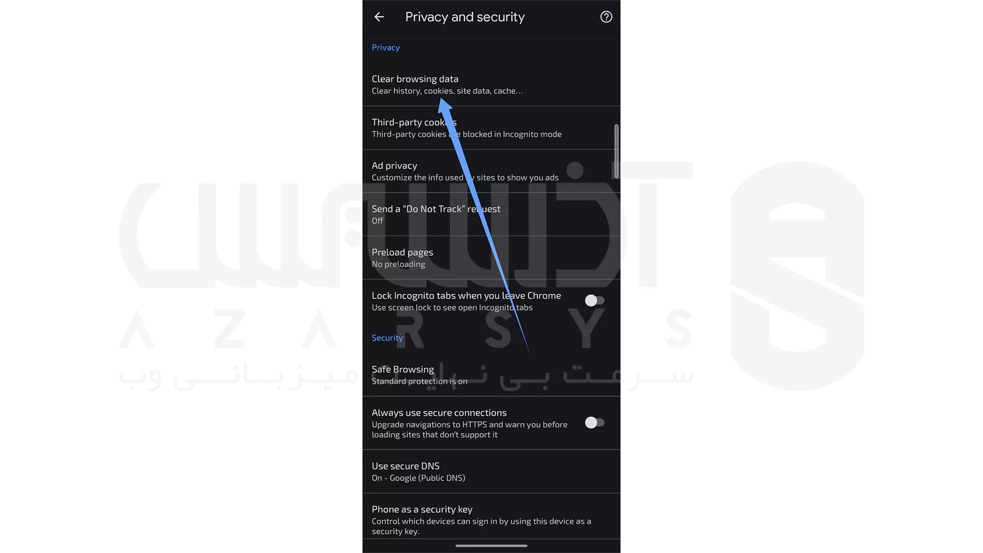 پاک کردن کش اندروید - پاکسازی کش chrome