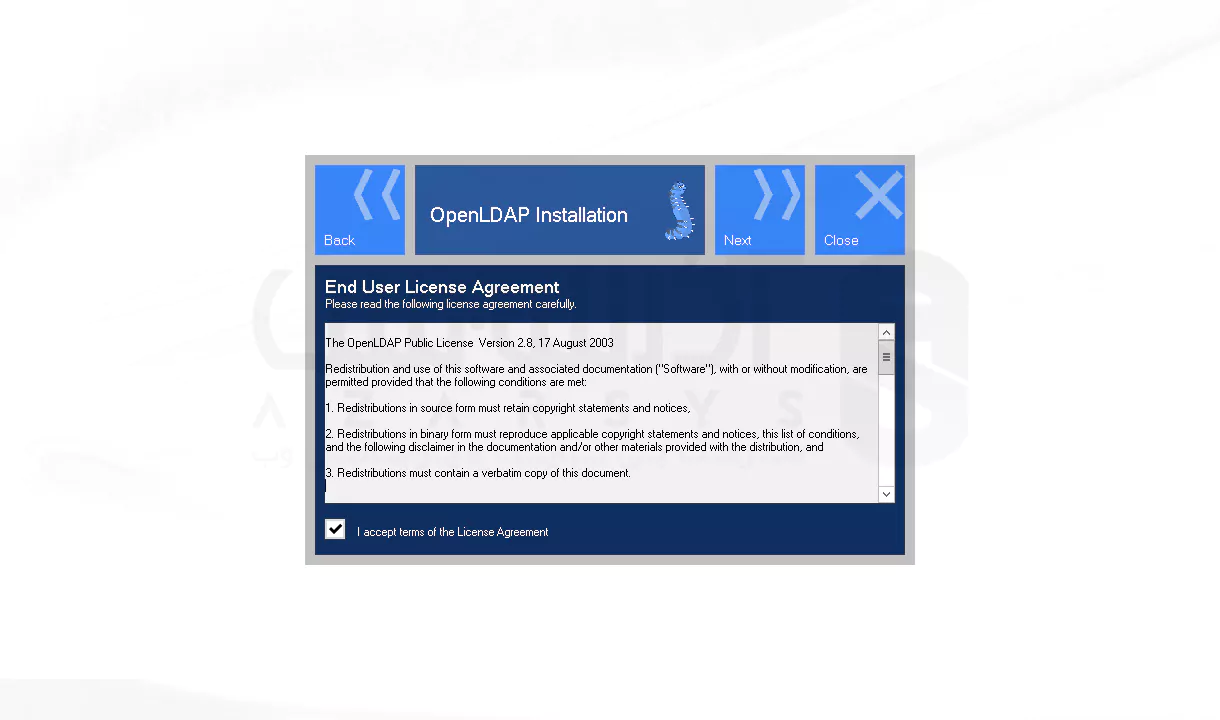 نصب OpenLDAP روی ویندوز