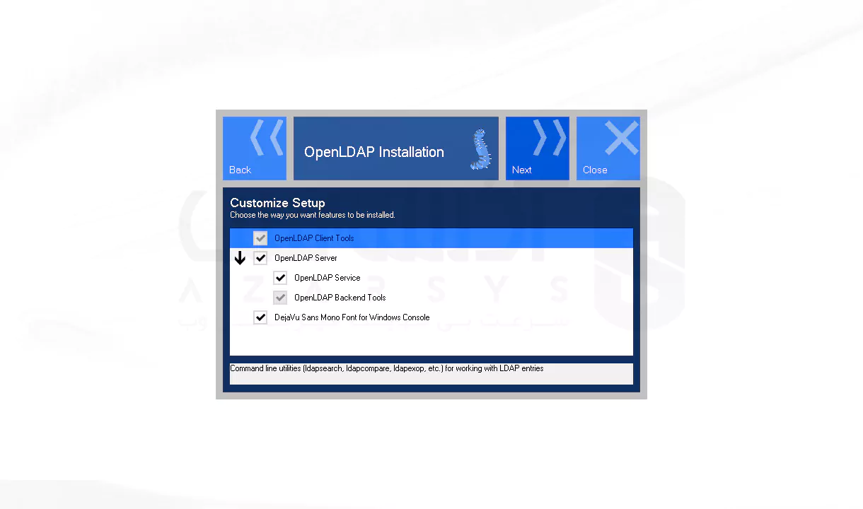 نصب OpenLDAP روی ویندوز