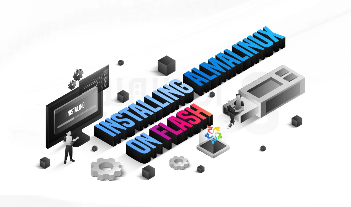 نصب AlmaLinux روی فلش USB