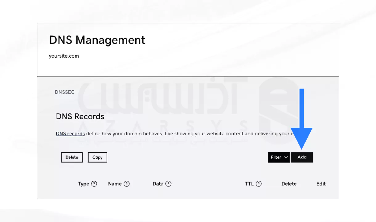 اضافه کردن Domain Property