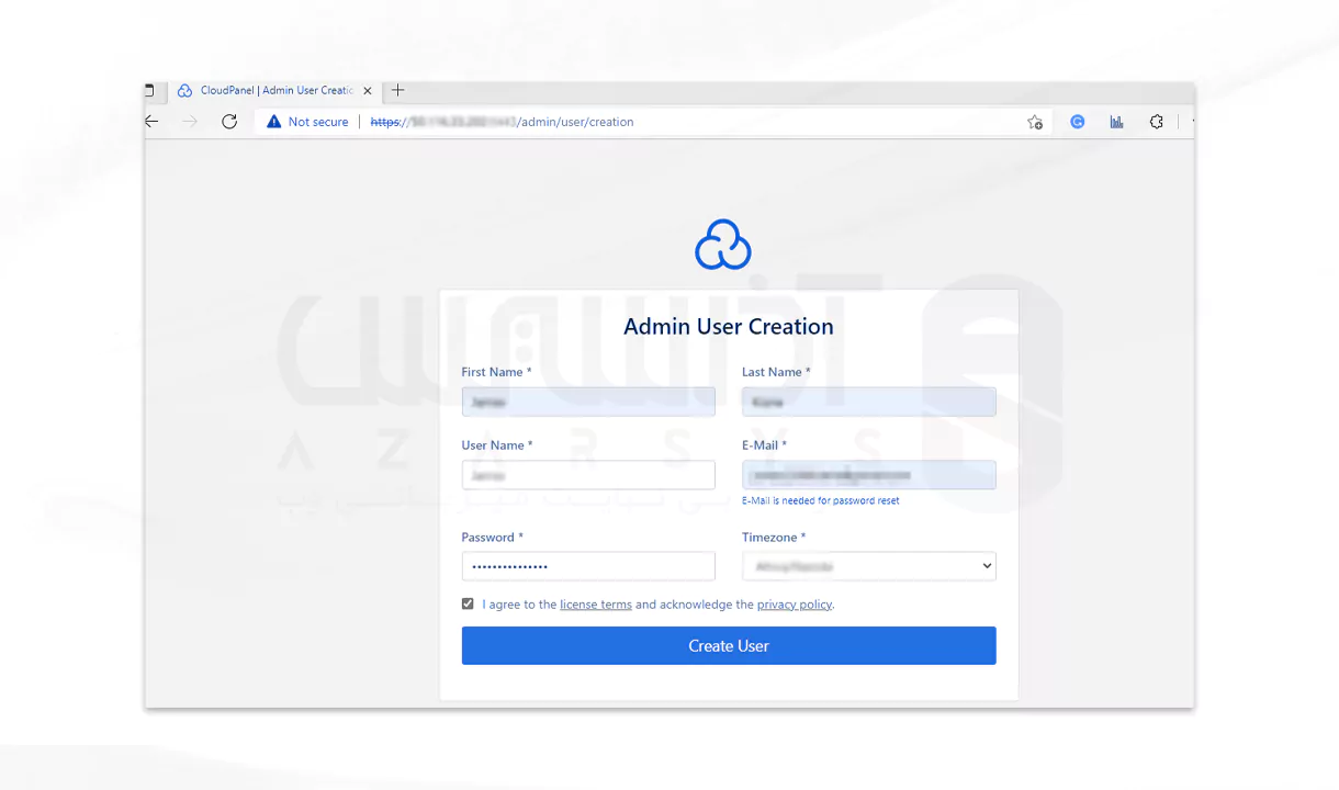 مراحل نصب CloudPanel بر روی دبیان 11/12