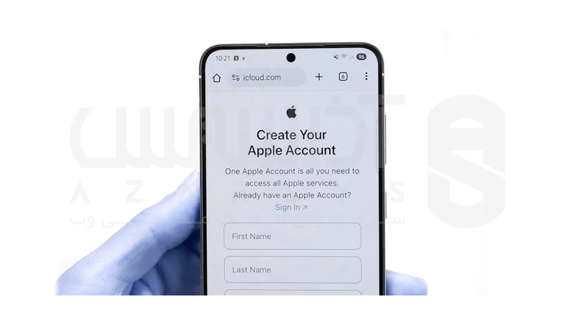 آموزش ساخت Apple ID رایگان (راهنما برای کاربران ایرانی) 4 ساخت Apple ID روی گوشی اندروید