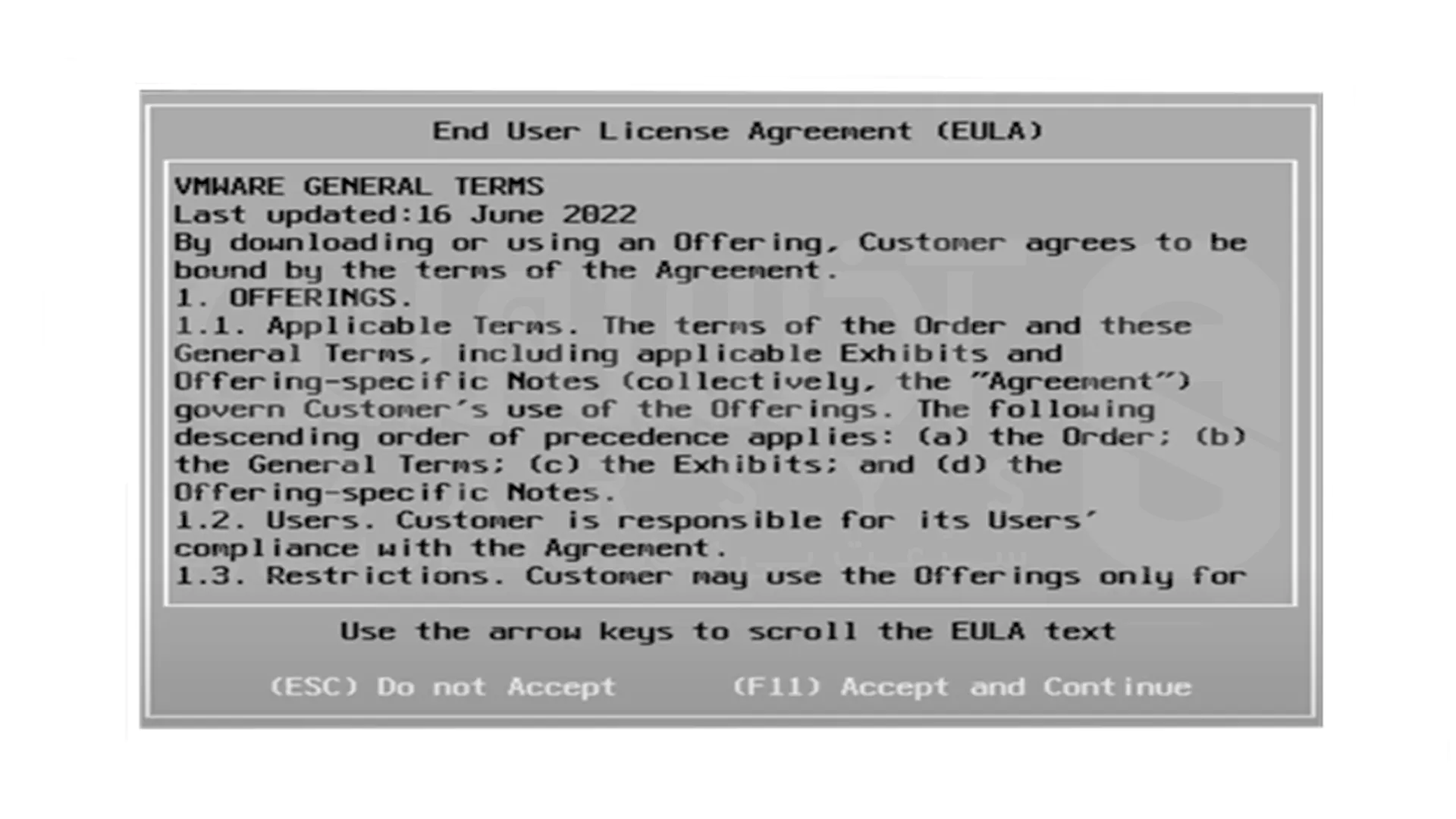 راهنمای کامل نصب و پیکربندی VMware ESXi 5 مراحل نصب ESXi- 3