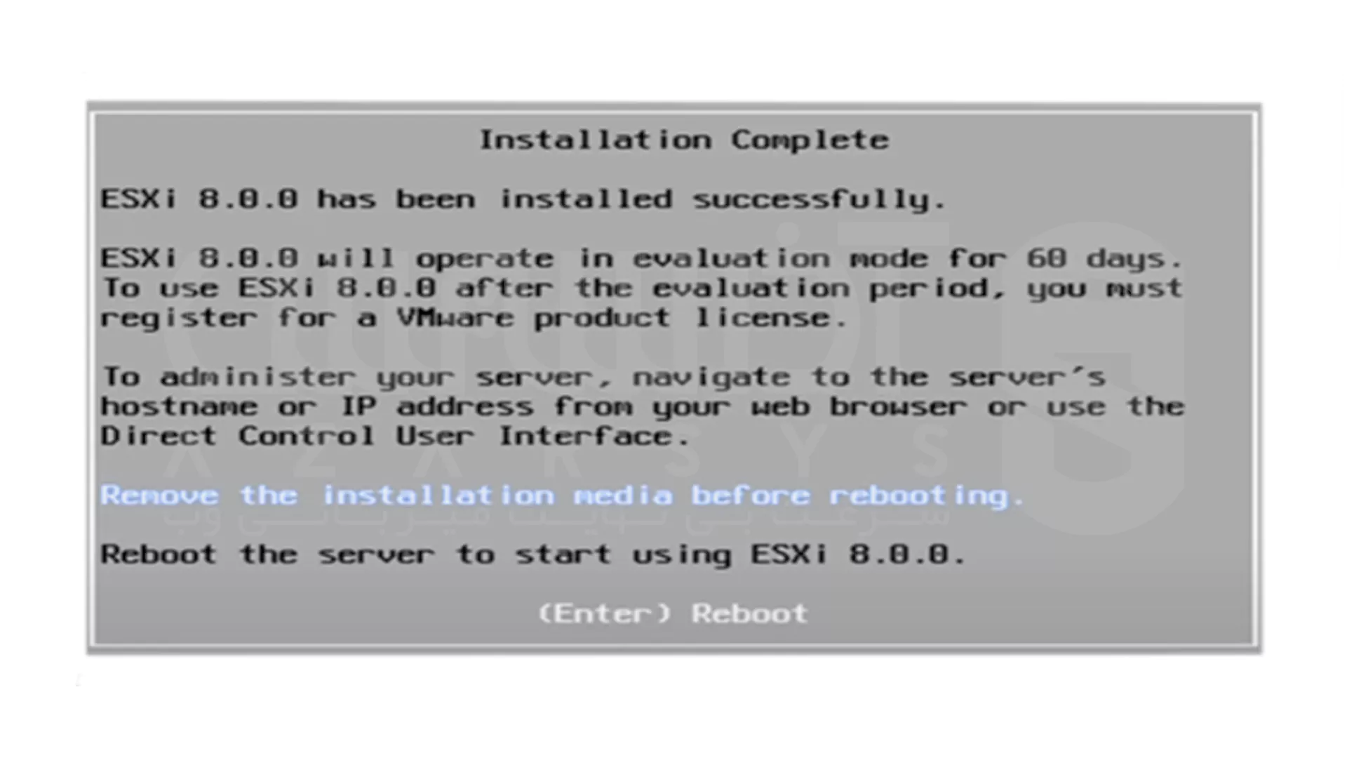 راهنمای کامل نصب و پیکربندی VMware ESXi 8 مراحل نصب ESXi- 6