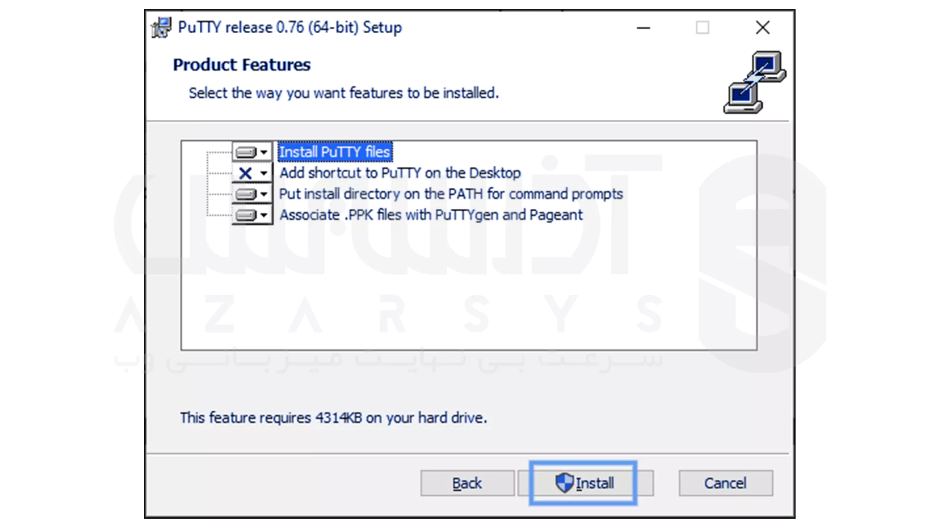 آموزش اتصال به سرور مجازی لینوکس با SSH و PuTTY 3 راه اندازی PuTTY در ویندو - 2