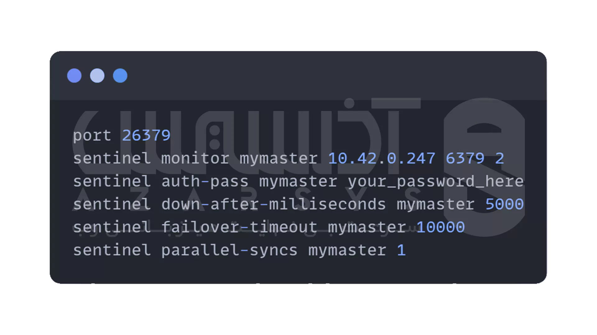 آموزش راهاندازی Redis Replication Cluster برای پایداری و مقیاس پذیری 6 راه اندازی Redis Replication Cluster - ساخت فایل Sentinel