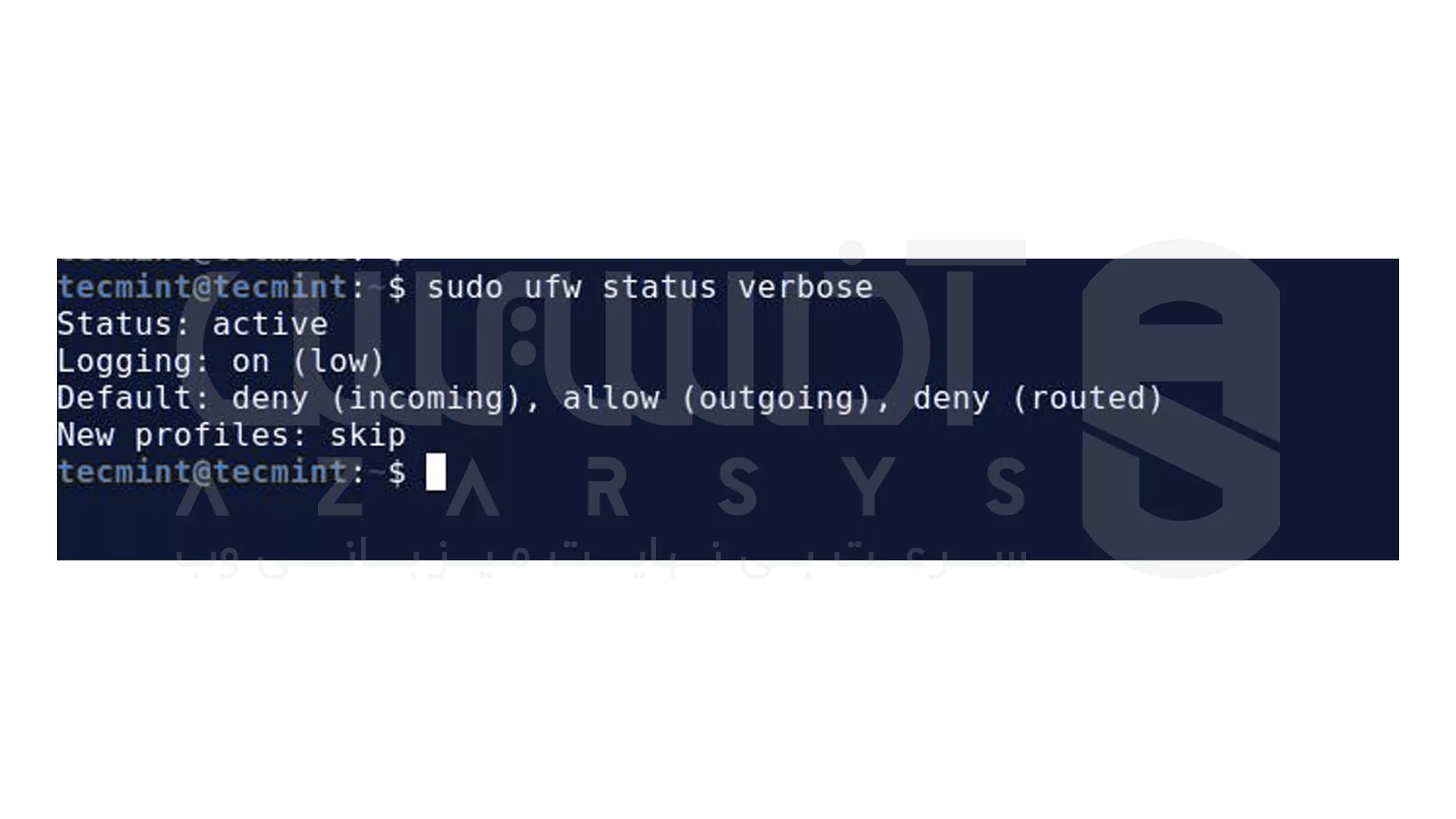 نصب UFW در Debian