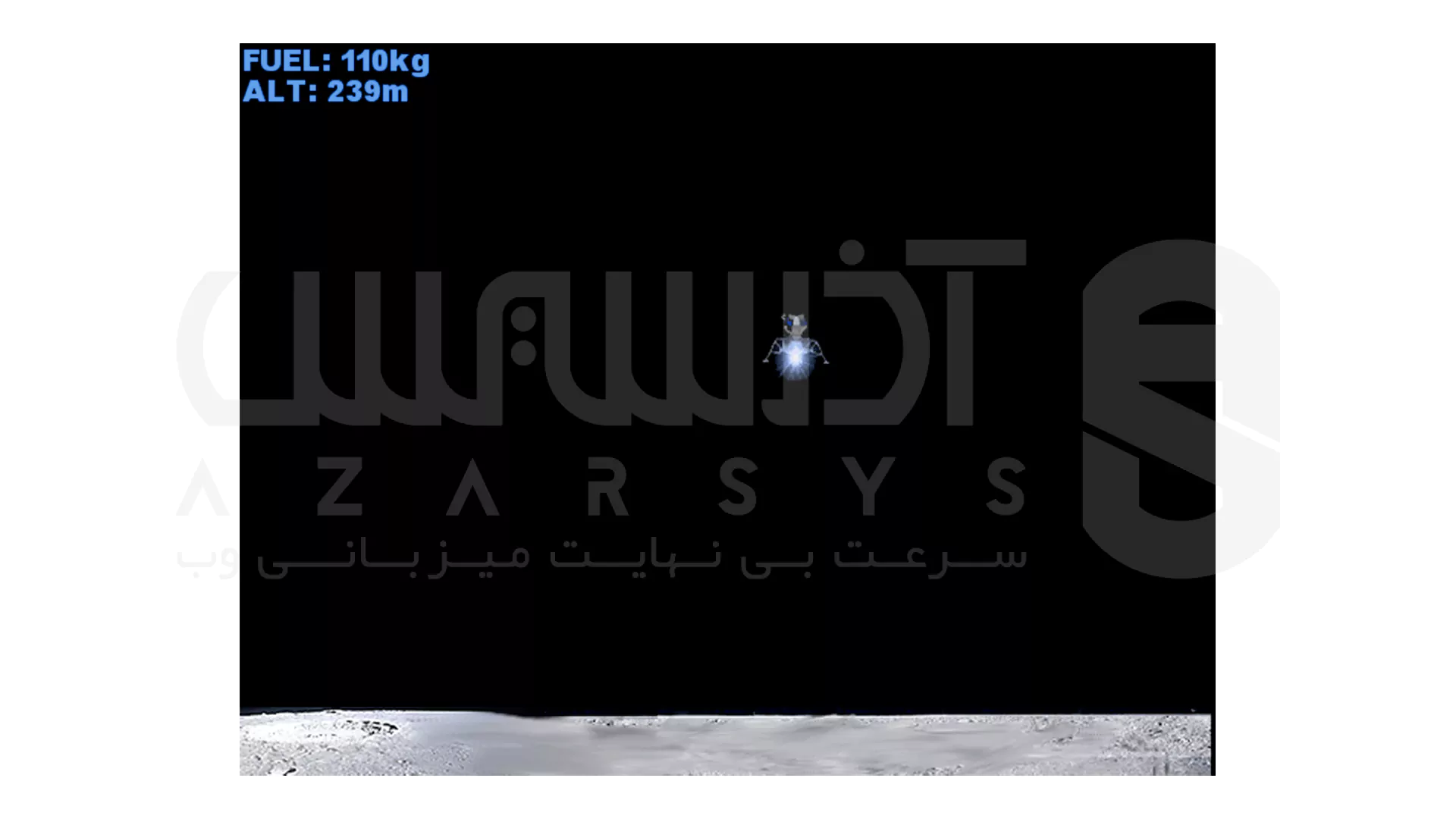 12 بازی مبتنی بر ترمینال برای لینوکس که باید امتحان کنی 11 بازی مبتنی بر ترمینال برای لینوکس - Linux Lunar Lander