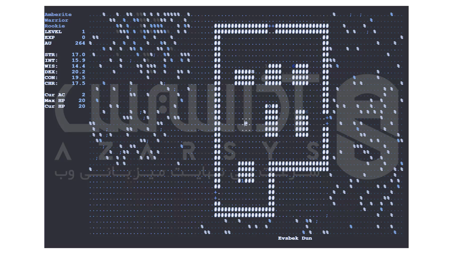 12 بازی مبتنی بر ترمینال برای لینوکس که باید امتحان کنی 9 بازی مبتنی بر ترمینال برای لینوکس - Zangband