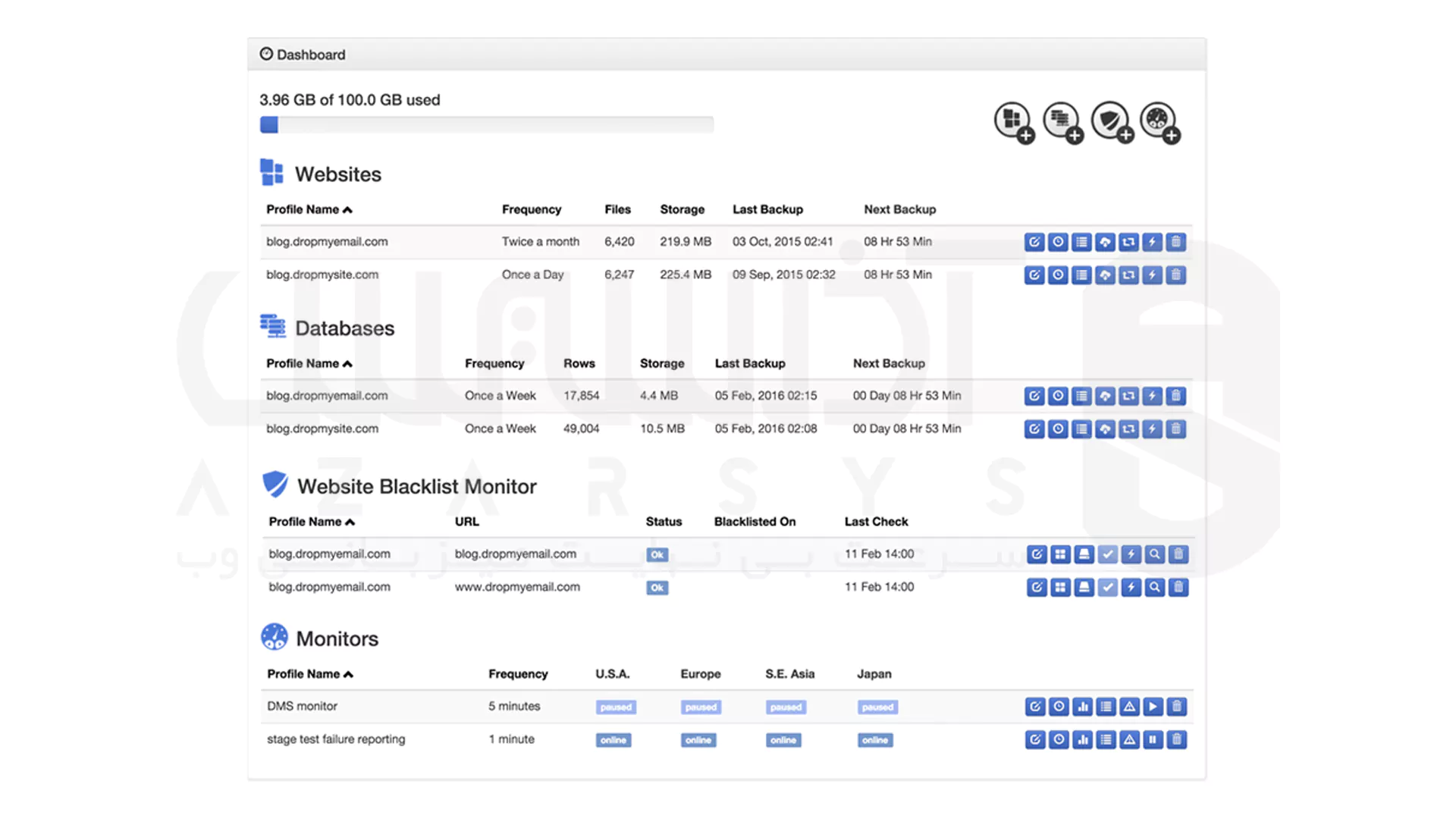 بکاپ‌ گیری از وب‌ سایت - استفاده از سرویس‌ های بکاپ‌ گیری مدیریت‌ شده