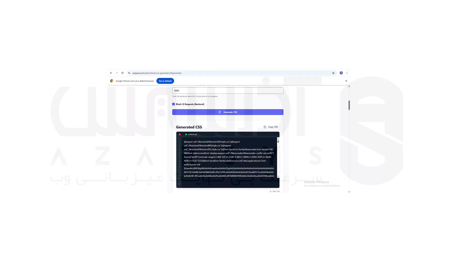ایجاد CSS حیاتی برای افزایش سرعت وردپرس