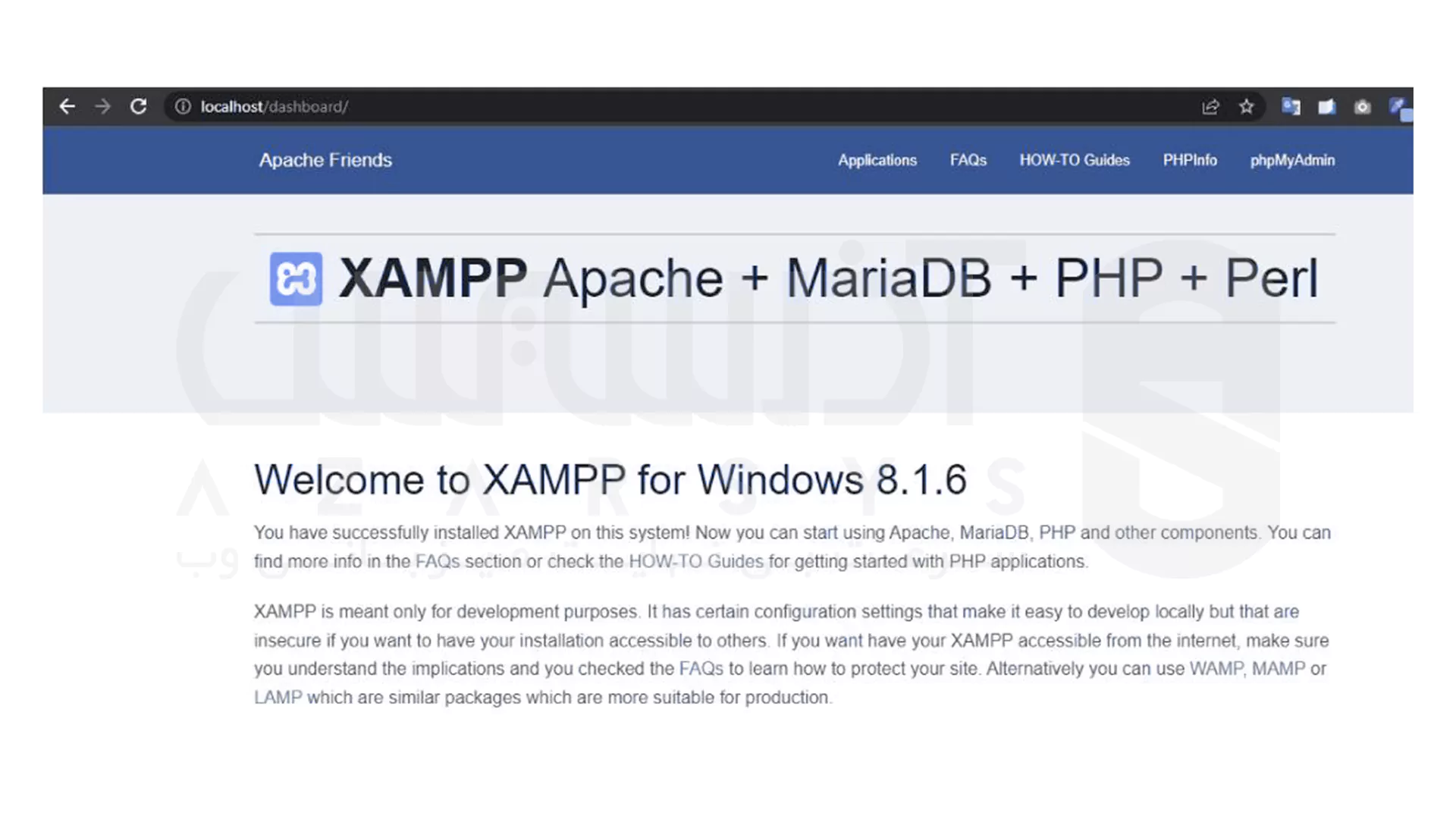 آموزش نصب جوملا بر روی Xampp Server 5 مراحل نصب جوملا روی لوکال هاست با XAMPP - تست لوکال هاست
